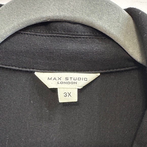 Max Studio Black Utility Jacket - Picture 2 of 3